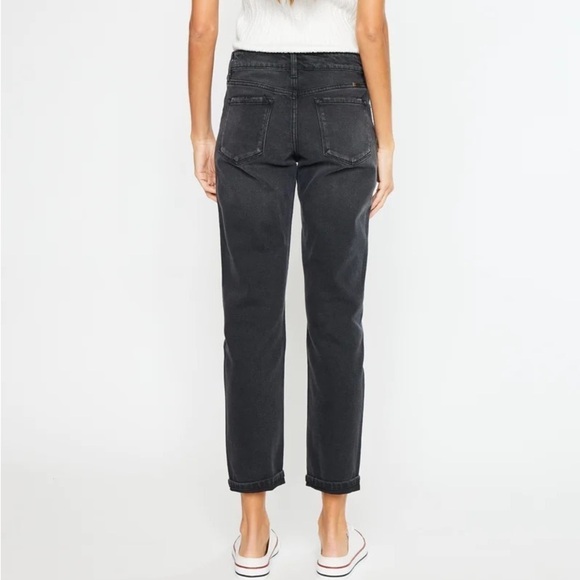 KanCan NEW Ilia High Rise 90s Slim Boyfriend Jeans Dark Gray Size 11/29 - Picture 4 of 16